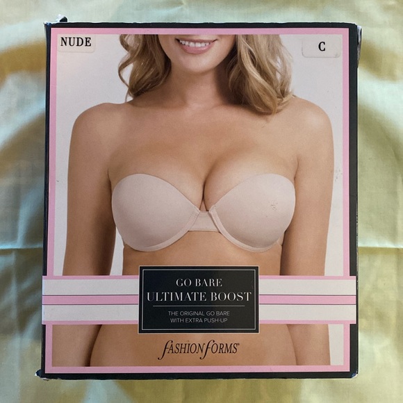 Go Gare Ultimate Boost Backless strapless bra with extra push up-stick on - Picture 1 of 7